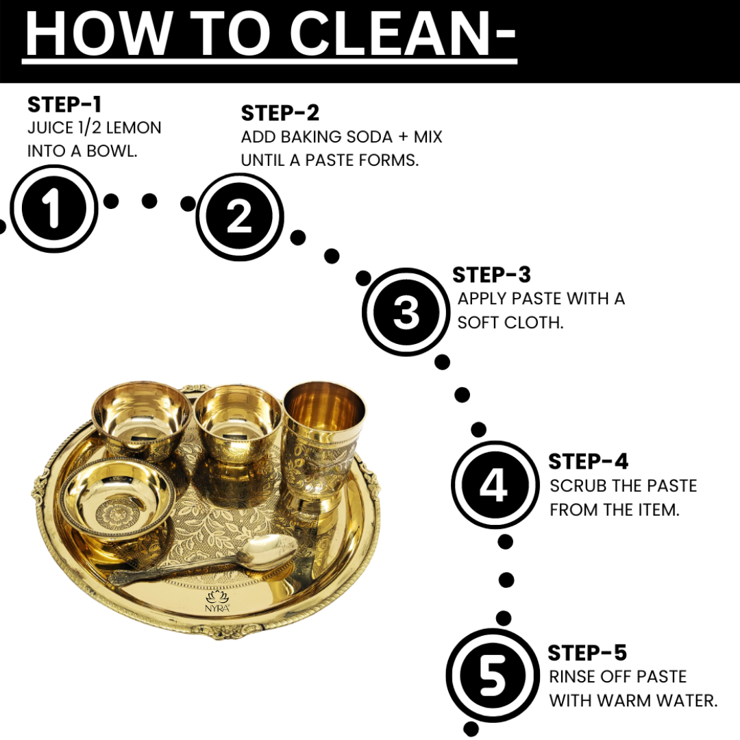 how to clean pital utensils
