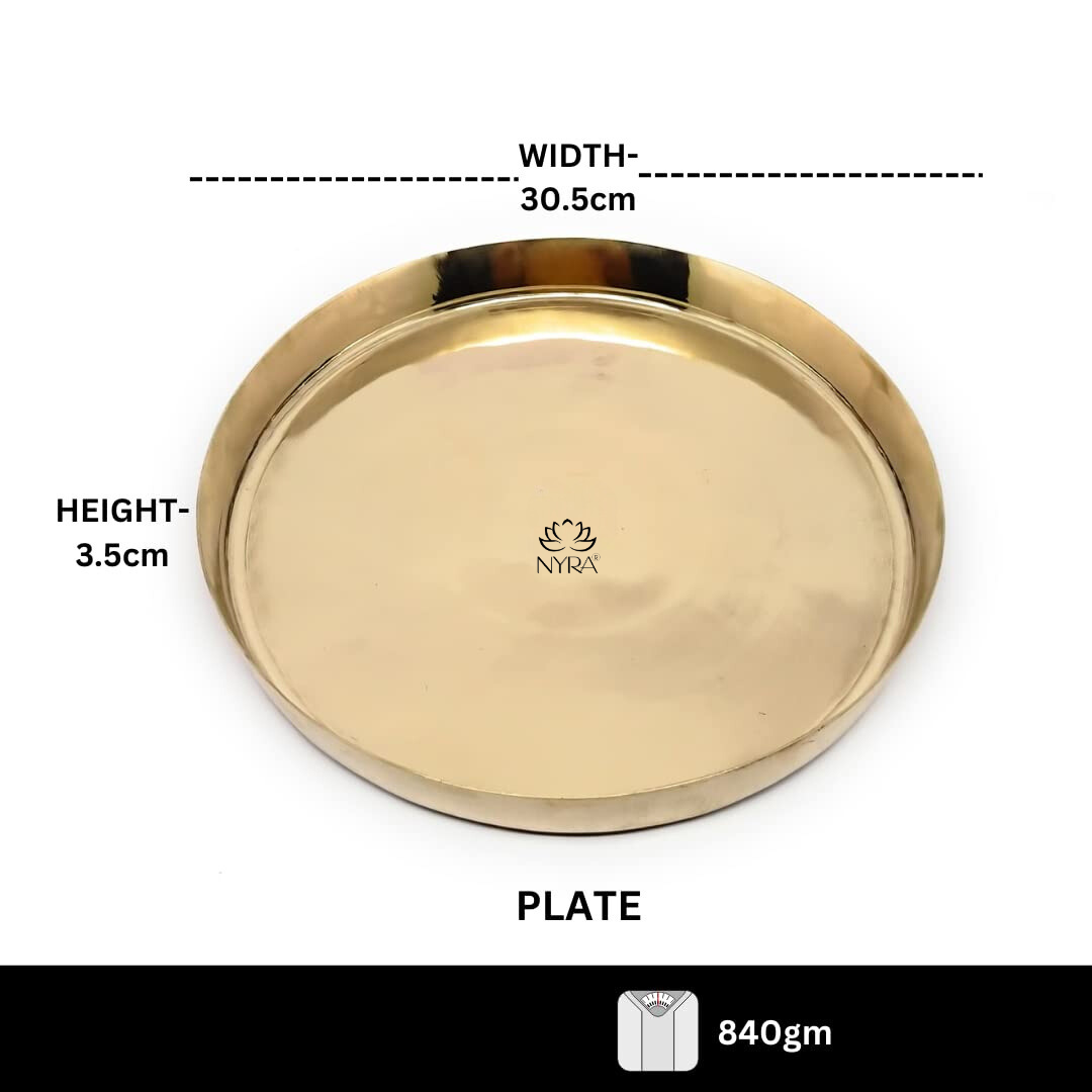Dimensions of kansa thali
