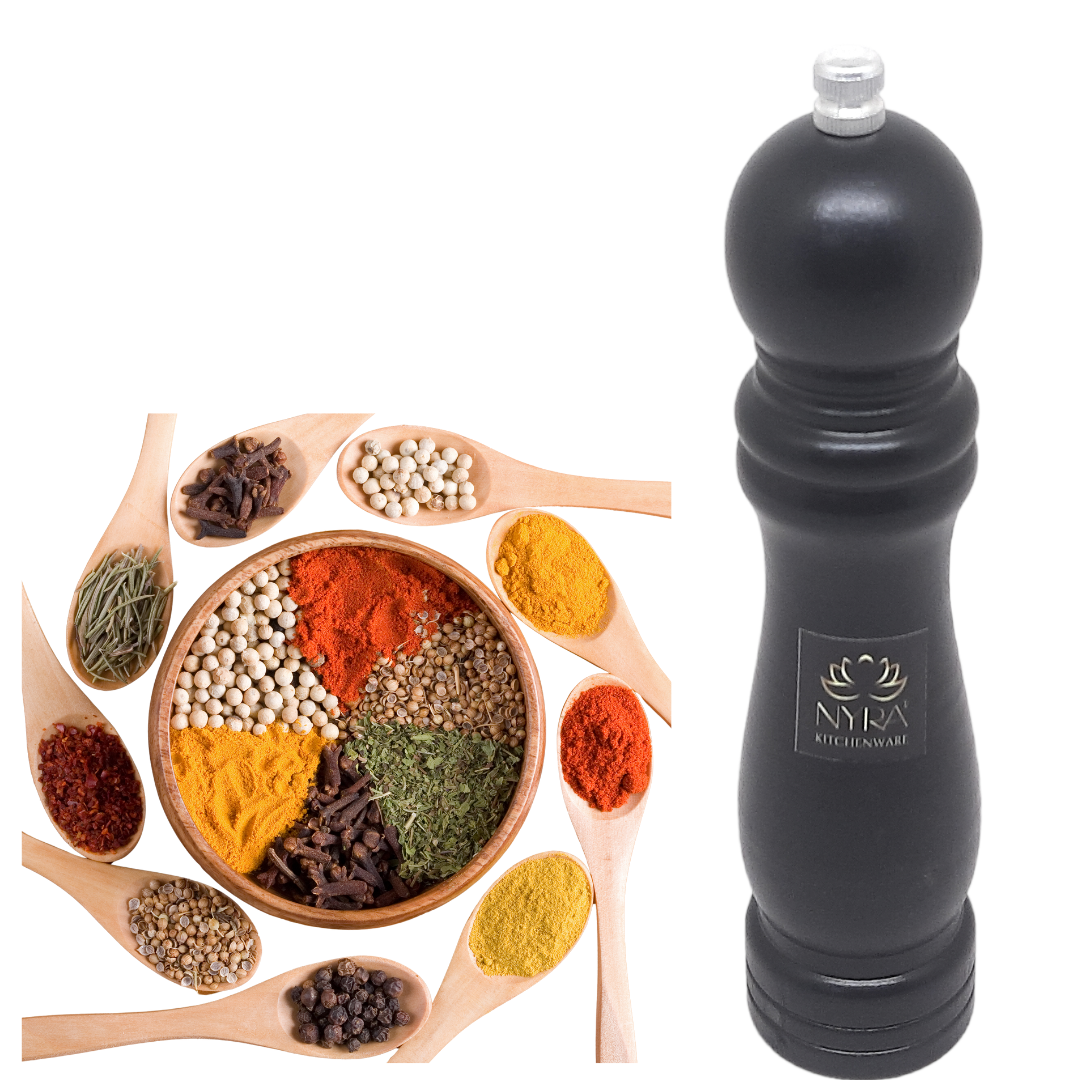 Traditional Wooden Salt & Pepper Sprinkler