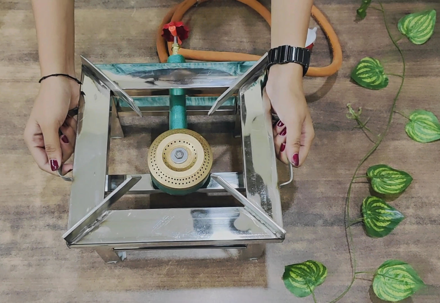 Stainless Steel Single Burner