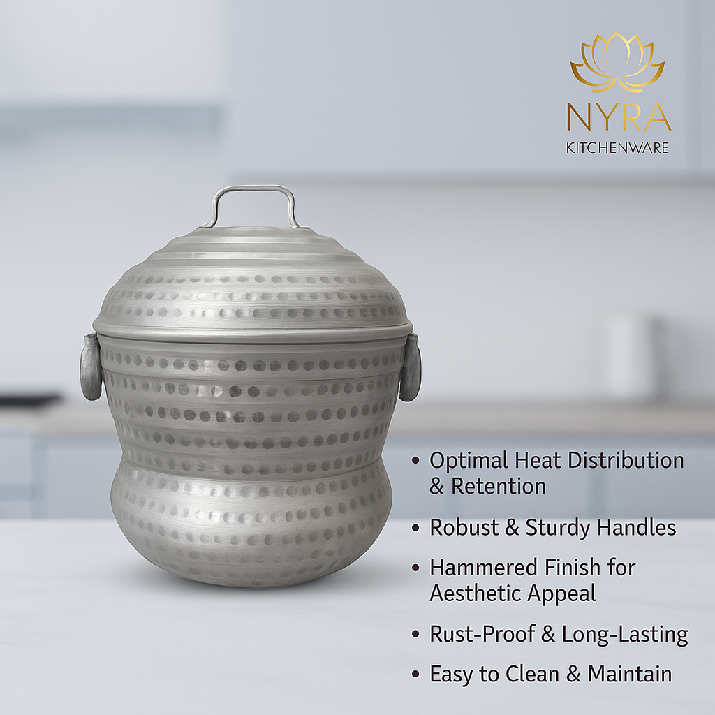 Features of Aluminium Commercial grade idli maker cooker