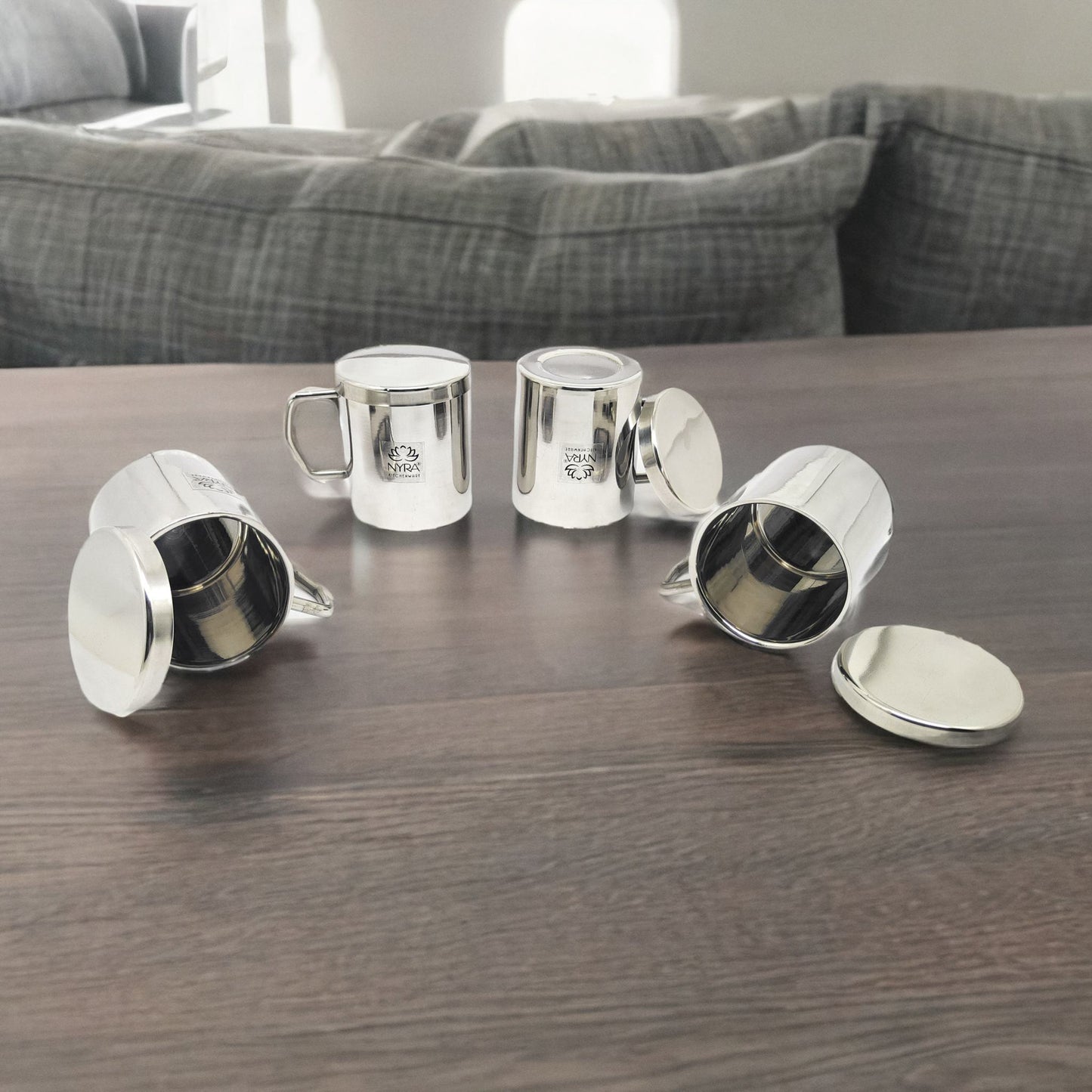 Stainless Steel Double Walled Insulated Cup with Lid