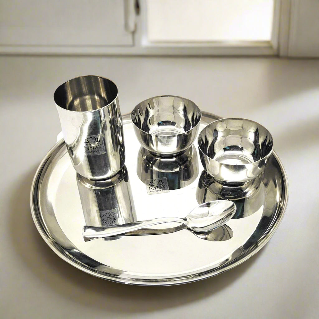 Stainless Steel Premium Thali/Dinner Set Everyday