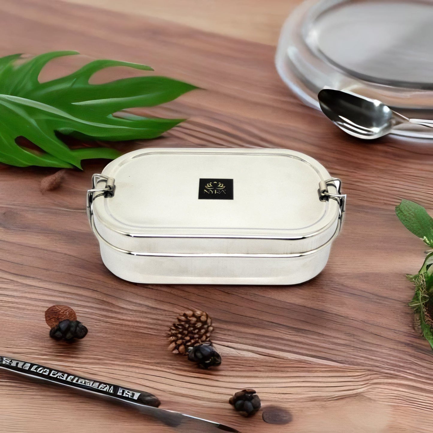 Stainless Steel Food-pack rectangular-shaped Lunch Box