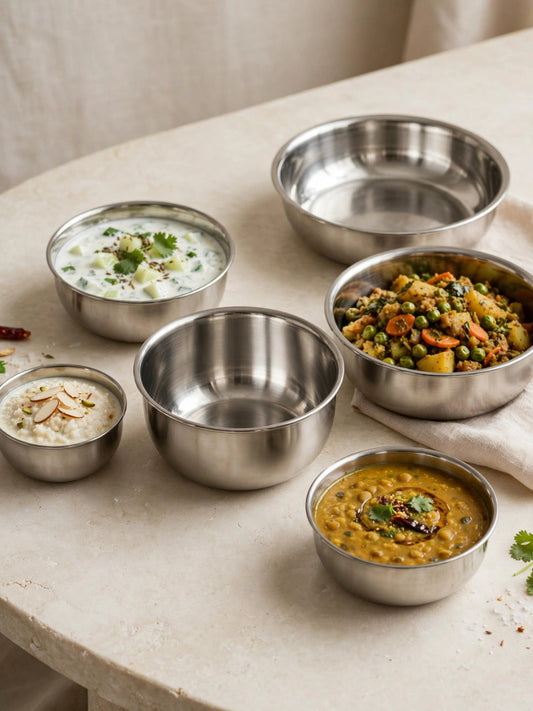 Stainless Steel Katori / Bowl: Types, Uses &amp; Buying Guide