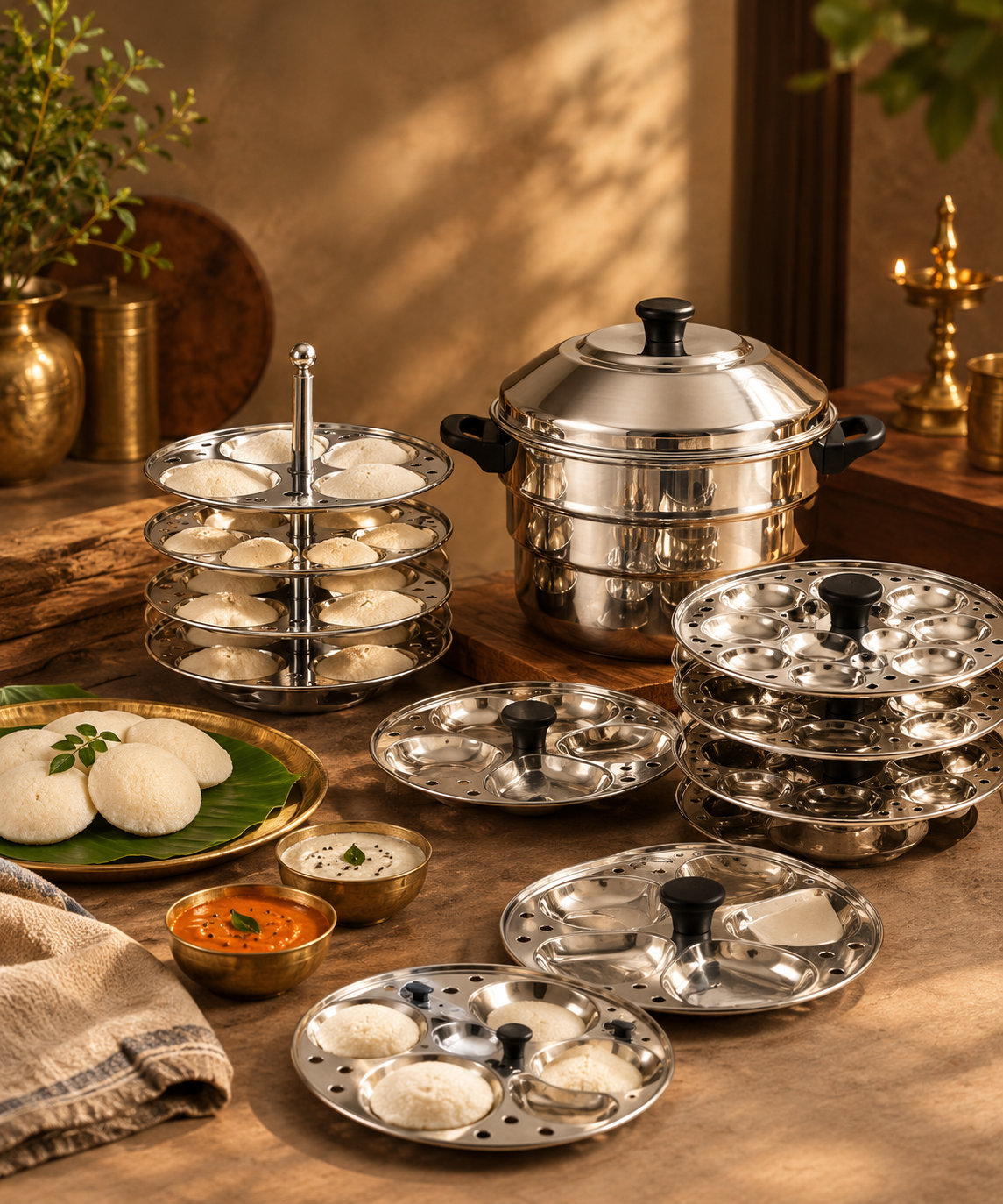 Idli Stands & Multi-Purpose Idli Cookers
