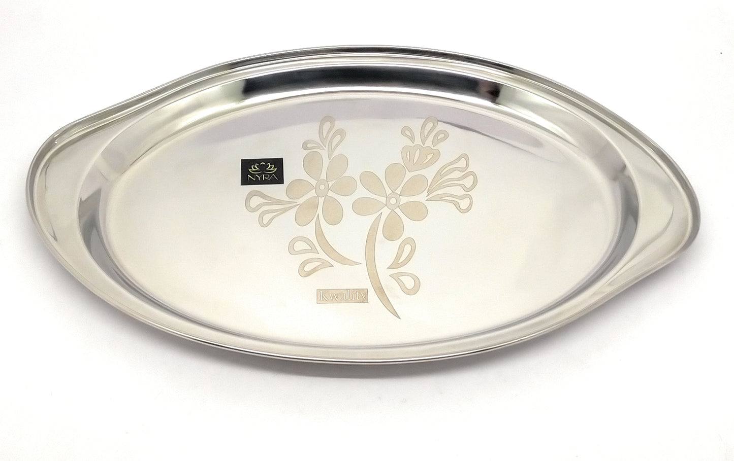 Stainless Steel Mango Shaped Serving Tray/Salver