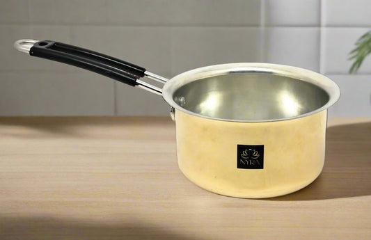 Premium Brass Sauce Pan/Tapeli/Patila with Tin/Kalai Coating