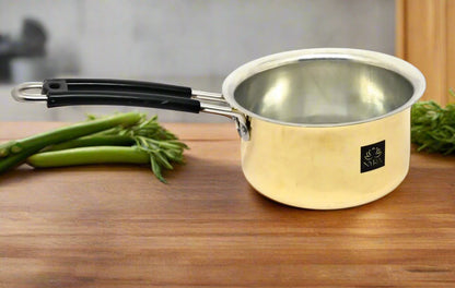 Premium Brass Sauce Pan/Tapeli/Patila with Tin/Kalai Coating