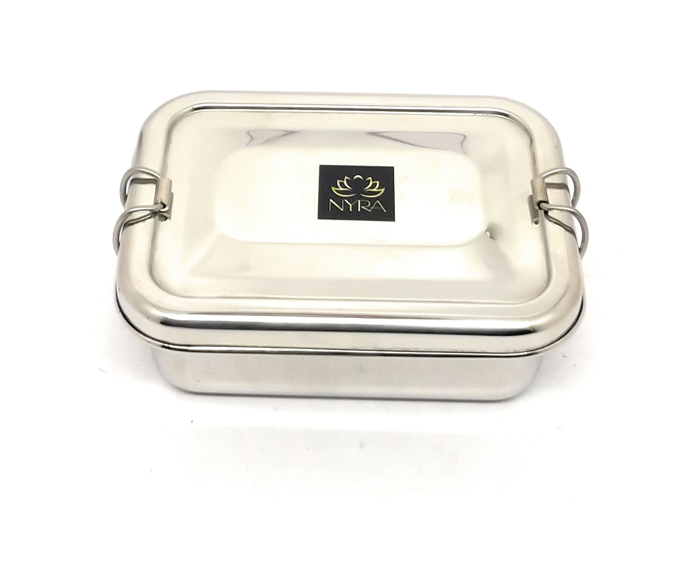 Stainless Steel Food Pack Lunch Box with Locking Clip