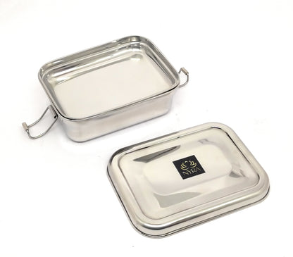 Stainless Steel Food Pack Lunch Box with Locking Clip