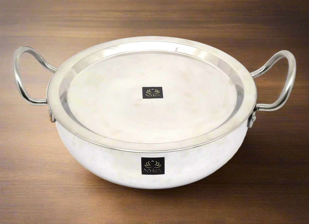 Traditional Aluminium Induction Base Kadhai - 3 Sizes