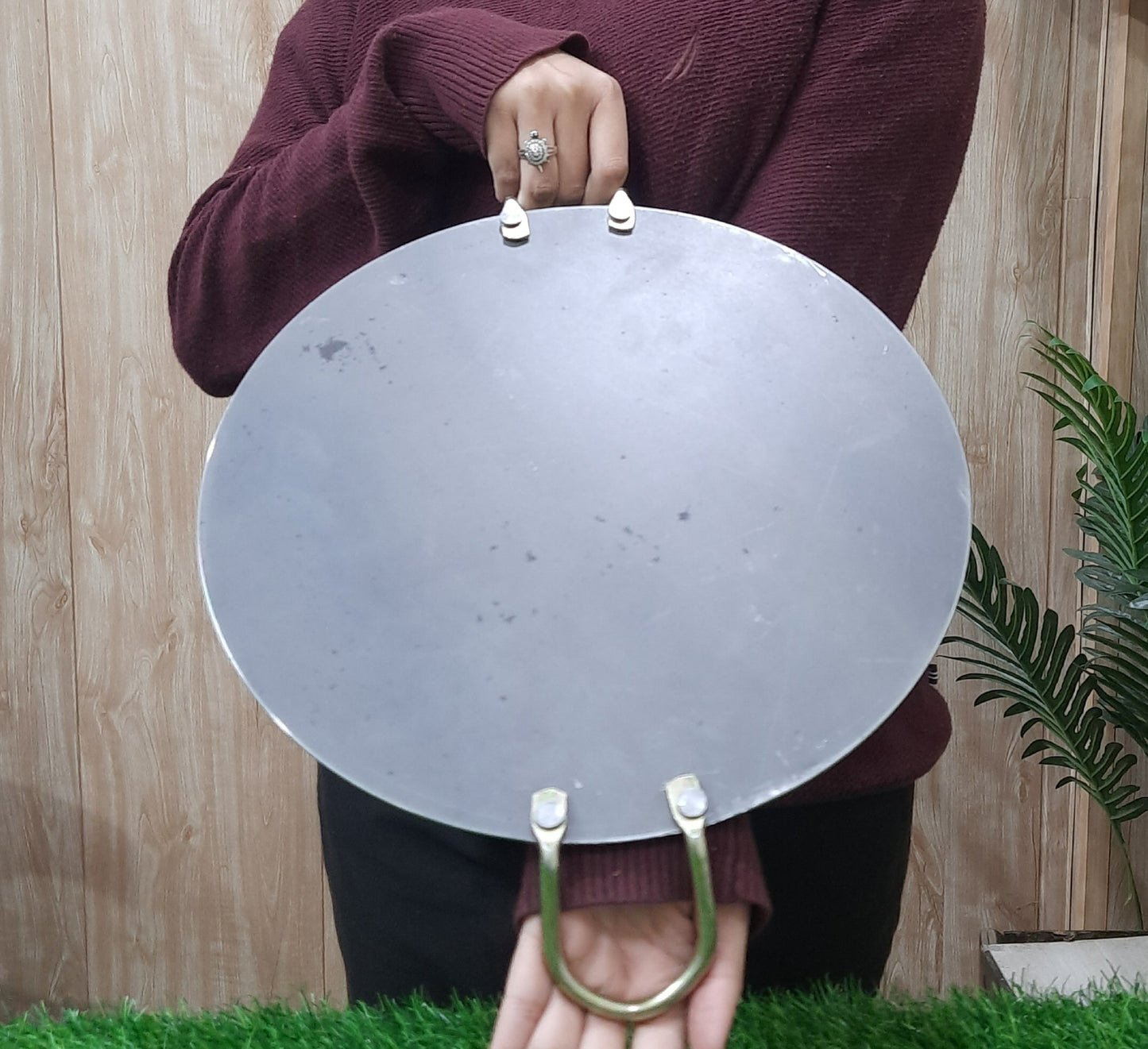 Iron Tawa for Dosa/Chapathi  | Induction Friendly | 100% Pure & Toxin-Free | No Chemical Coating |