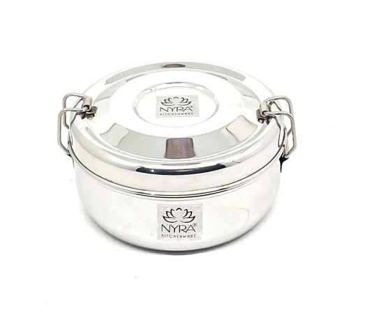 Stainless Steel Round Lunch Box: Stylish, Durable, and Convenient