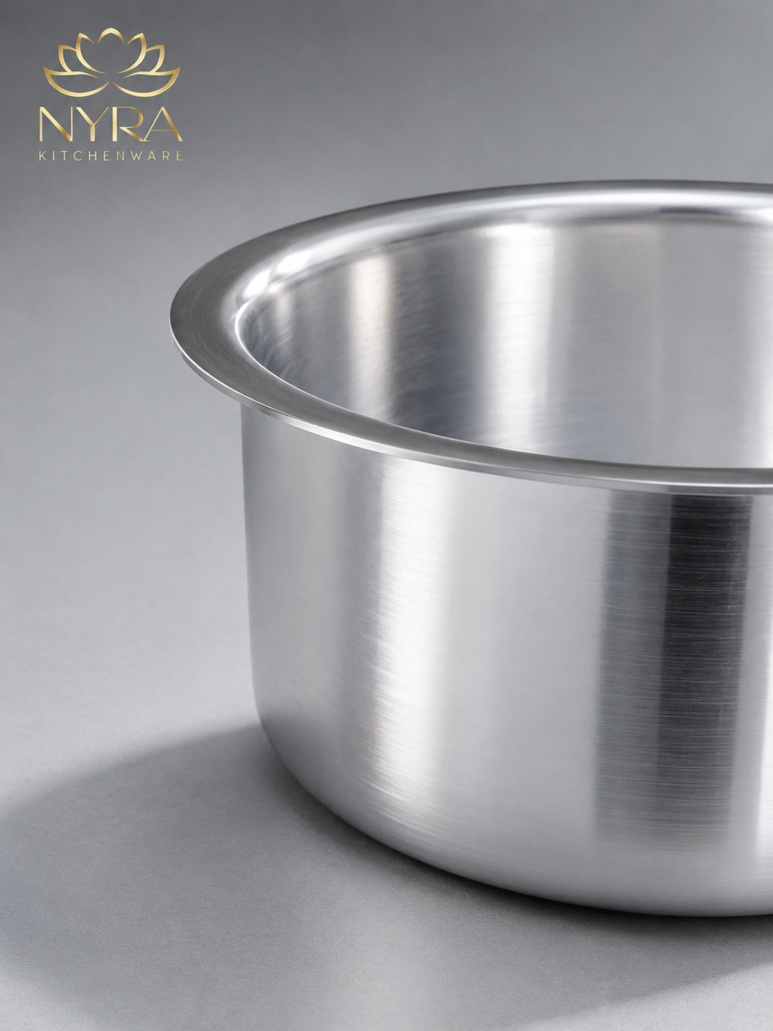 Premium Aluminium Induction Base Tope/Bhagona - 5 Sizes