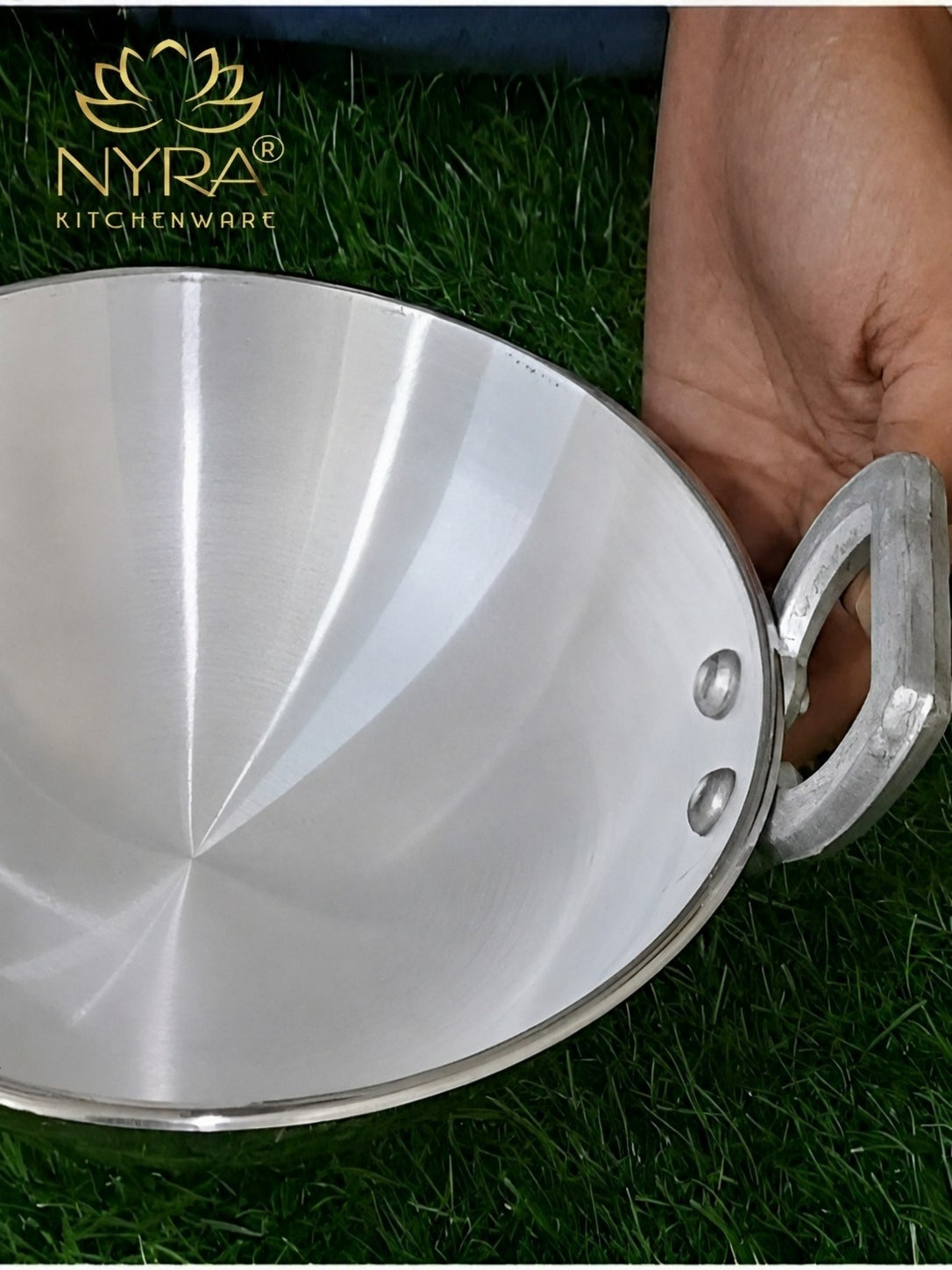 Aluminium Mini Kadhai/Wok | Multi-purpose Wok