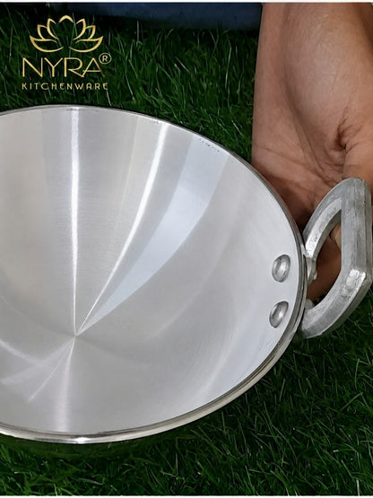 Aluminium Mini Kadhai/Wok | Multi-purpose Wok