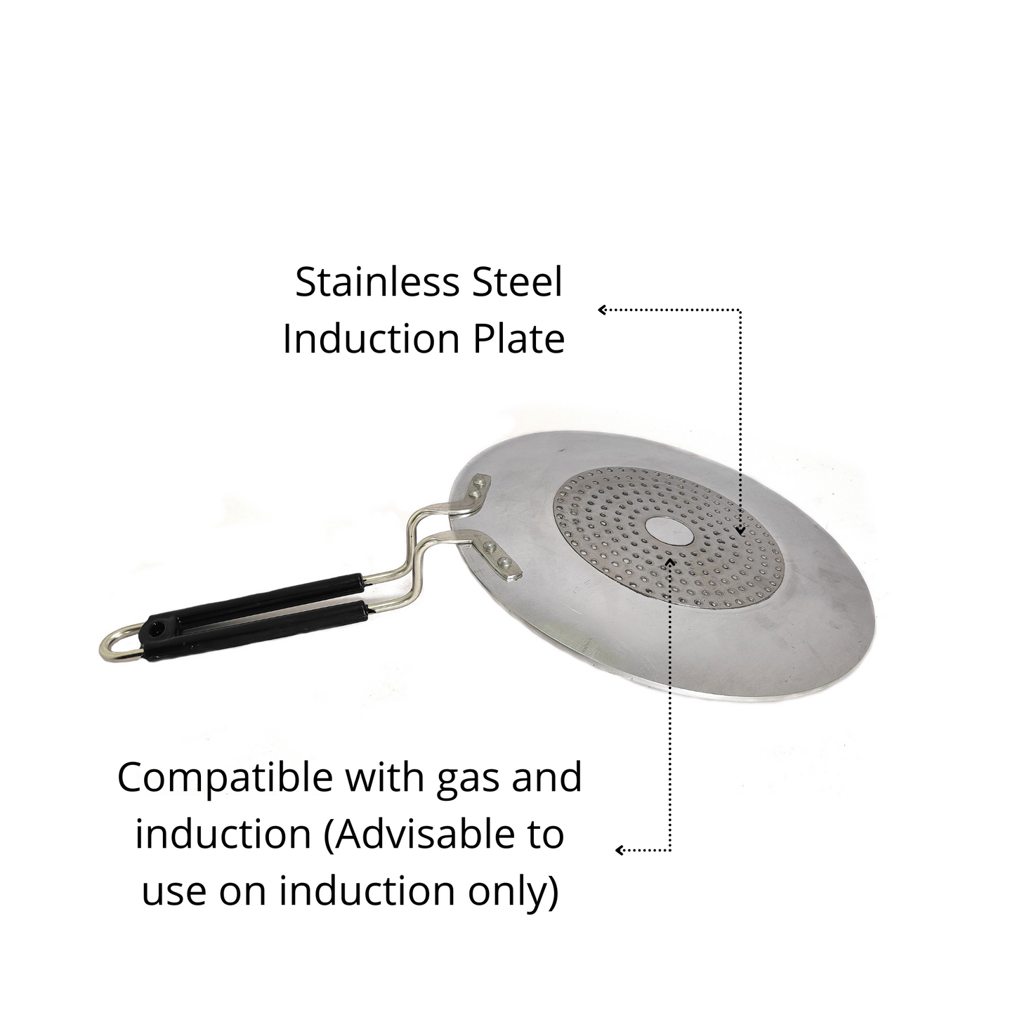 Aluminium Induction Base Multi-Purpose Tawa/Griddle with Sturdy Handle