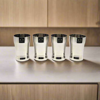 Stainless Steel Glass/Tumbler Set – Premium Quality, Heavy Gauge, 400ML Drinkware Set