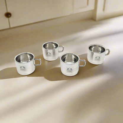 Stainless Steel Double-wall Mini/Piyali Tea Cup Set