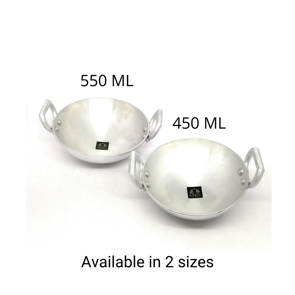 Aluminium Mini Kadhai/Wok | Multi-purpose Wok – Nyra® Kitchenware