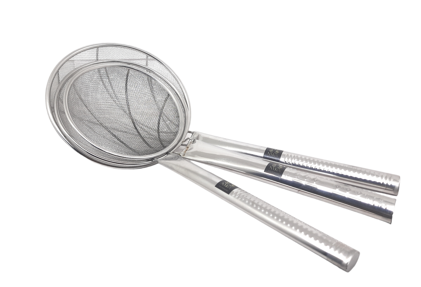 Stainless Steel Wire Strainer: Ideal for Deep Frying Snacks | Heat-Resistant Hand