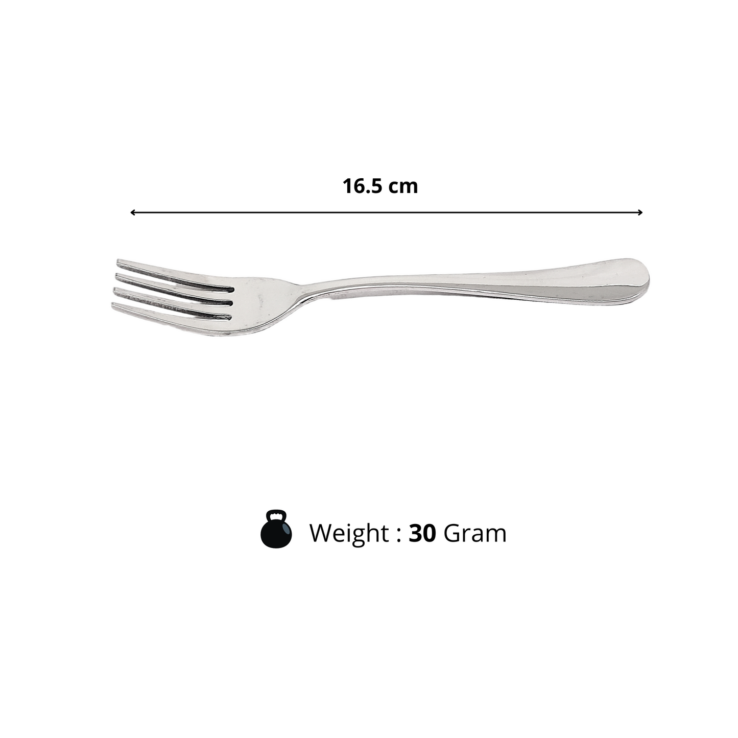 Stainless Steel Forks | Glossy Finish | Food Grade Steel for Home & Kitchen