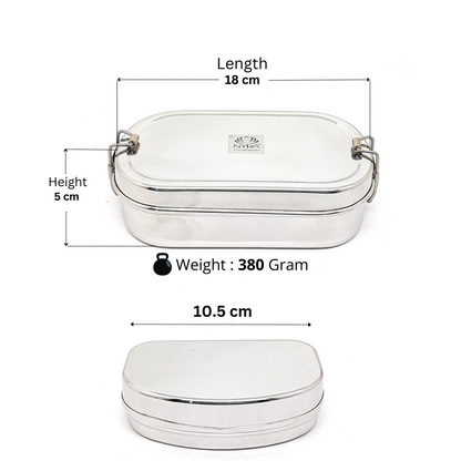 Stainless Steel Locking Clips Lunch Box