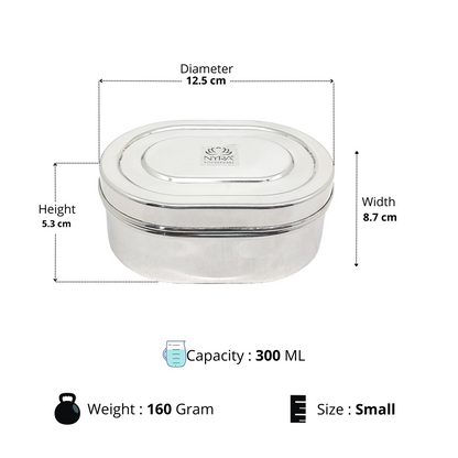 Stainless Steel Food Storage Container - Multipurpose, Durable & Leak-Proof