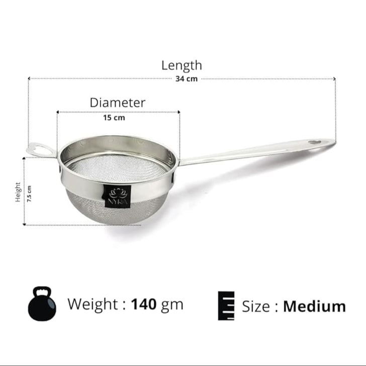 Stainless Steel Liquid Filter/Strainer - Fine Mesh Kitchen Tool