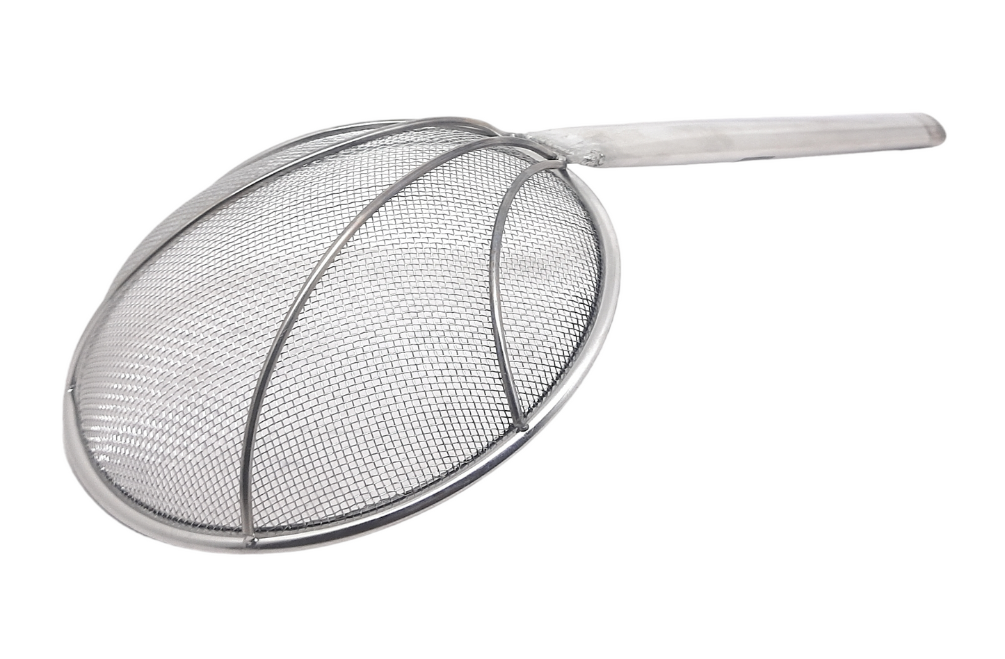 Stainless Steel Wire Strainer: Ideal for Deep Frying Snacks | Heat-Resistant Hand