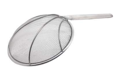 Stainless Steel Wire Strainer: Ideal for Deep Frying Snacks | Heat-Resistant Hand