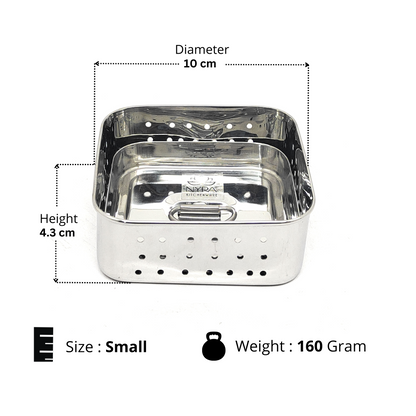 Paneer maker, Stainless steel strainer, Homemade paneer, Kitchenware set, Food-grade steel, Hygienic paneer, Square-shaped mould, Easy paneer preparation, Removable base Top press lid Culinary tools