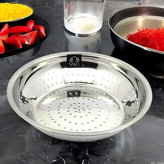 Stainless Steel Strainer | Chawal Chalni | Available in 3 sizes