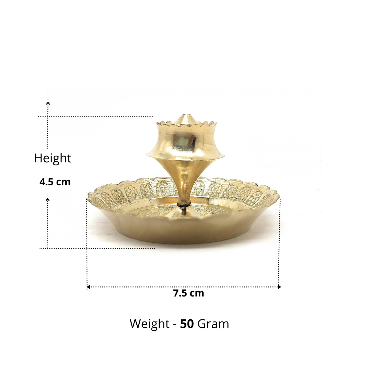 Brass Agarbatti/Incense Stand | Pital Agarbatti/Incense Stick Holder for Pooja