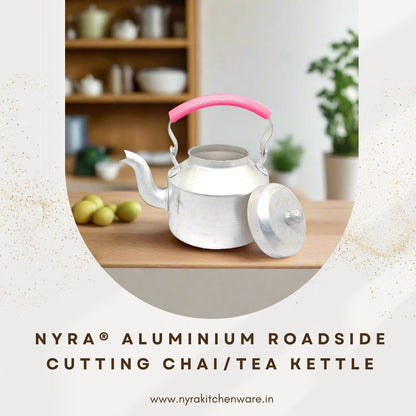 Classic Aluminium Chai Kettle: Lightweight & Durable for Tea, Coffee & Milk