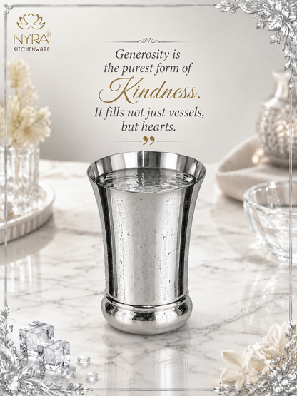 Elegant Stainless Steel Glass Set - Durable Modern Drinkware Set