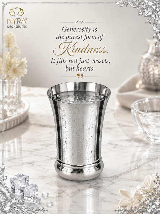 Elegant Stainless Steel Glass Set - Durable Modern Drinkware Set