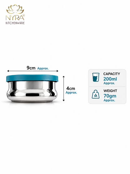Air-tight Stainless Steel Container Set - Premium Leak-Proof Dibbi