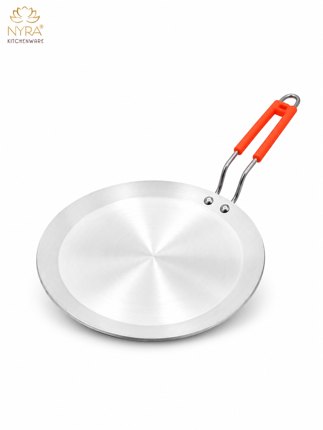 Aluminium Tawa/Griddle with Sturdy Handle - 2 Sizes