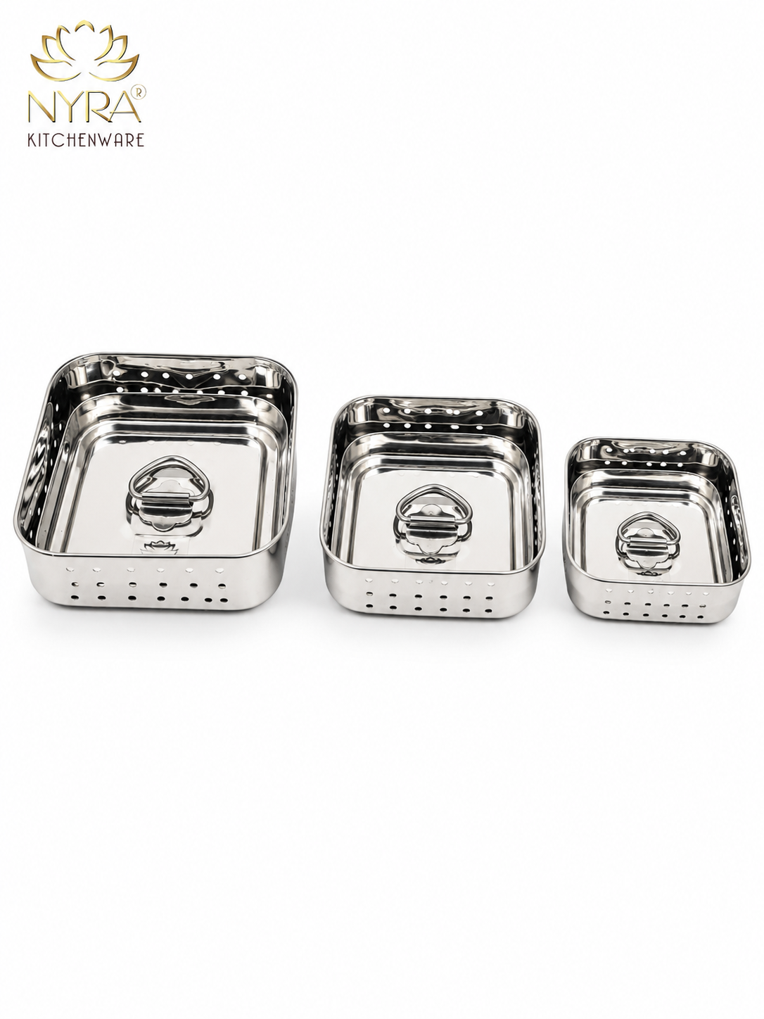 Premium Stainless Steel-square Paneer Maker | Mould & Strainer with Top Press Lid for Homemade Paneer