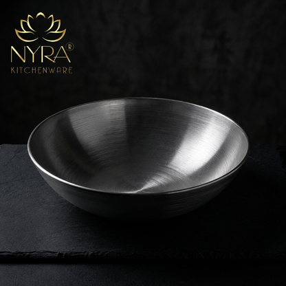 Deep Frying Aluminium Kadhai | Round Tasla Wok - Food Grade & Multipurpose