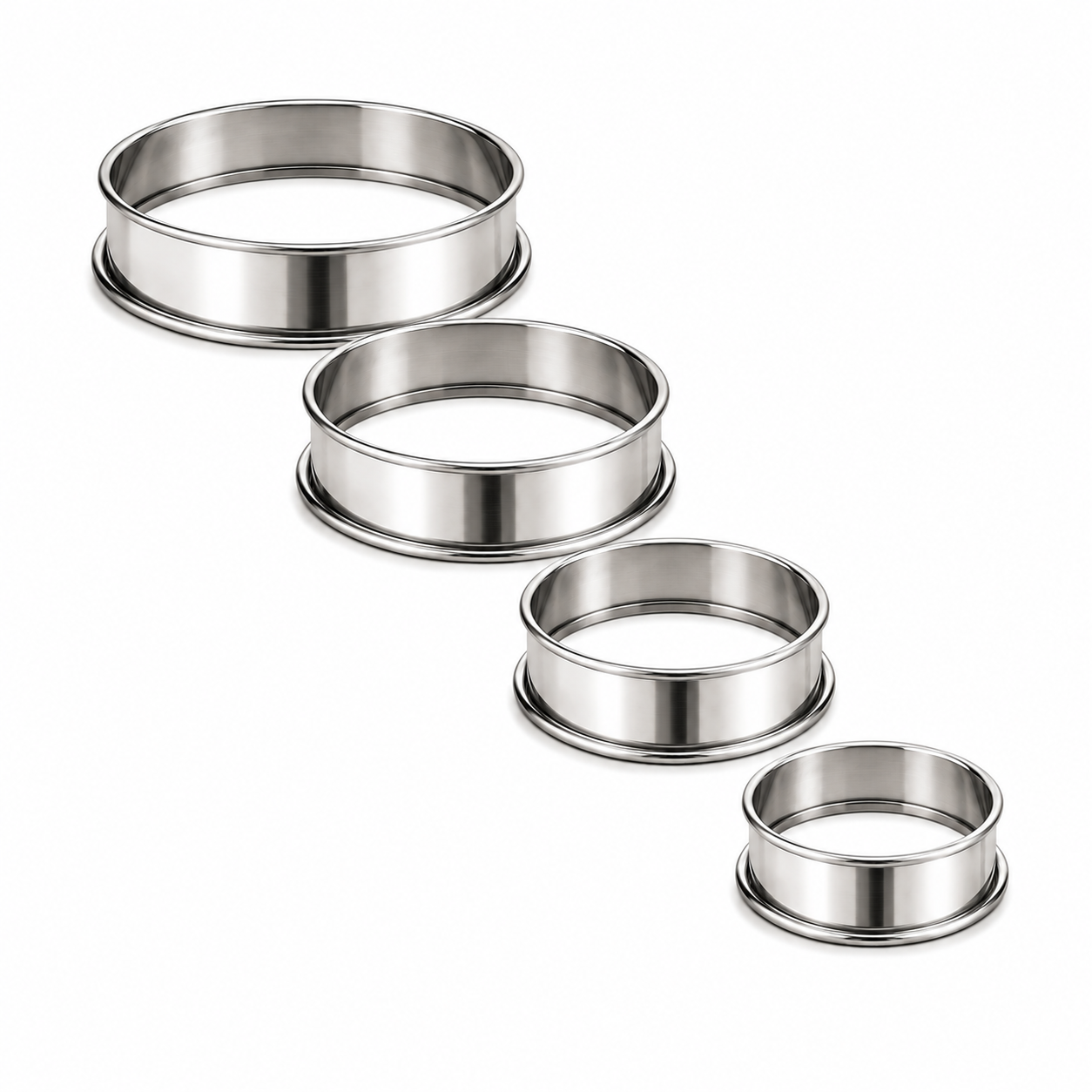 Stainless Steel Matka Ring/Pot stand/Multipurpose Pot Stand - Set of 4