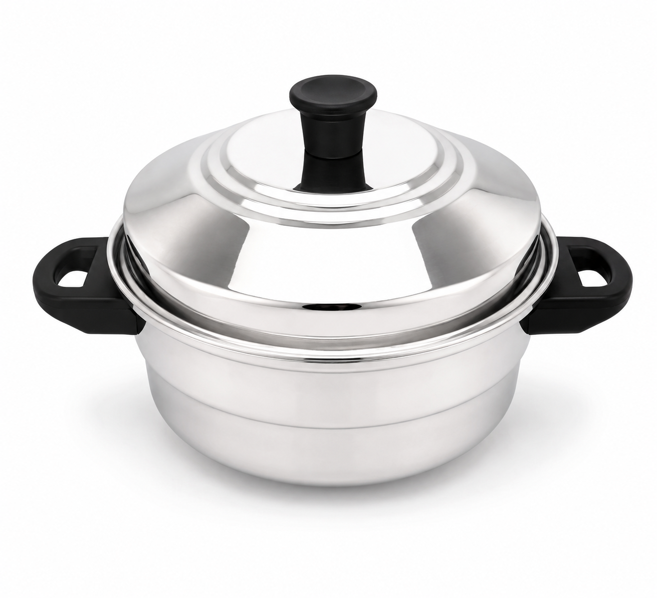 Stainless Steel Idli Cooker - 5 Plates | 3-Tier Steamer for Idli & Multi-Purpose Use