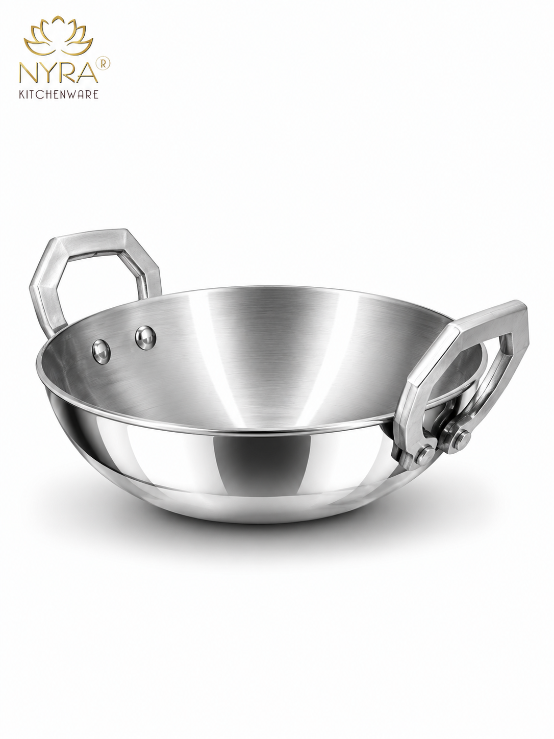 Aluminium Mini Kadhai/Wok | Multi-purpose Wok