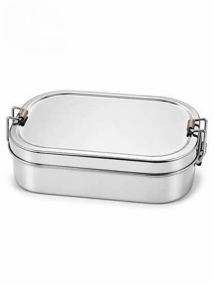 Stainless Steel Locking Clips Lunch Box