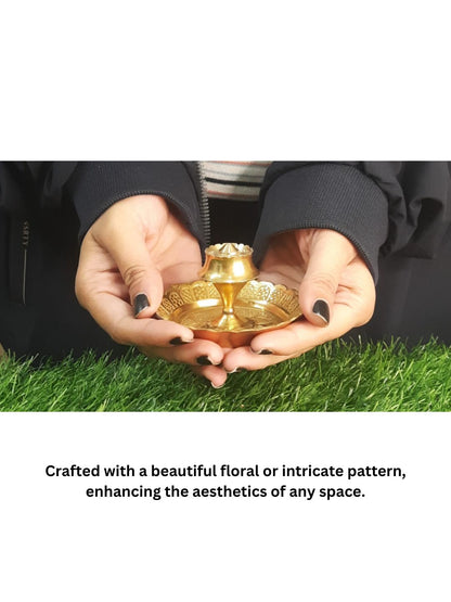 Brass Agarbatti/Incense Stand | Peetal Agarbatti Stick Holder for Pooja