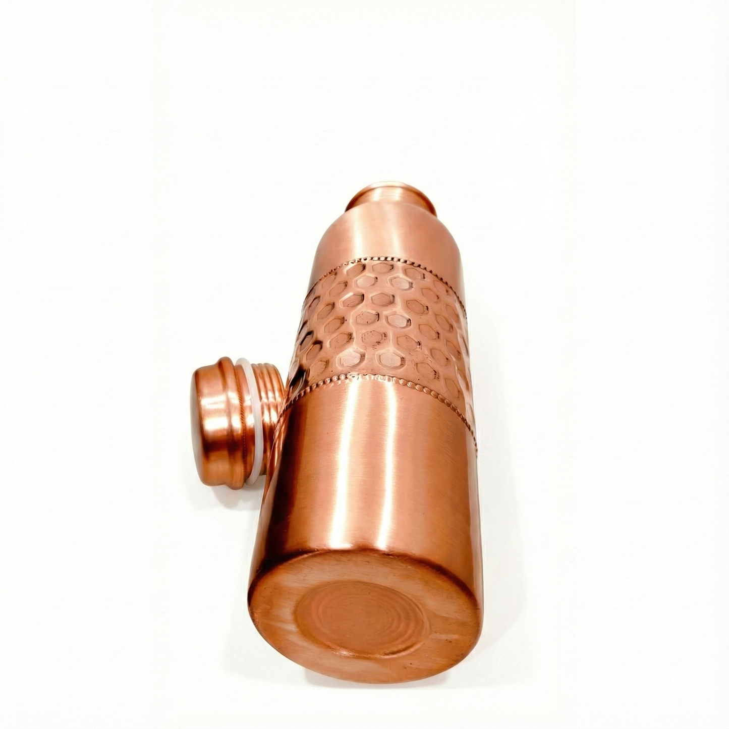 Pure Hammered Copper Water Bottle | Leak Proof, Eco-Friendly & Matte finish Tamba Drinkware