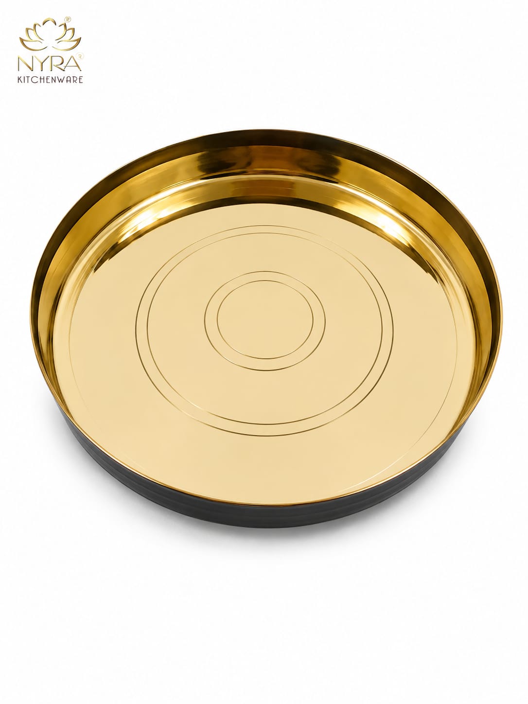Pure Kansa Thali (Bronze) | Authentic Ayurvedic Serving Plate