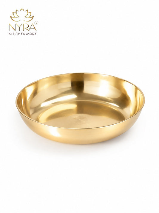 Pure Bronze Kansa Katori/Halwa Bowl/Pudding Plate